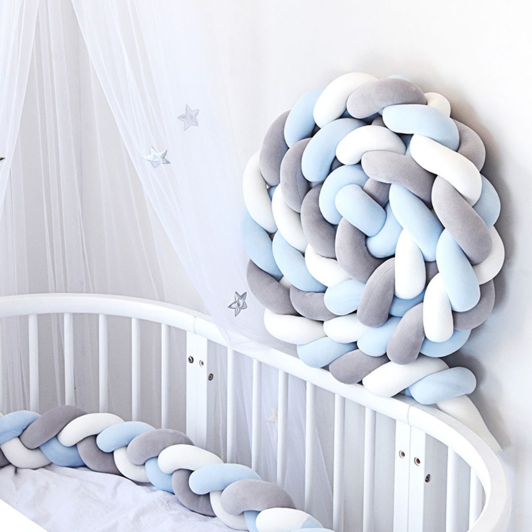 tresse-de-lit-gris-blanc-bleu