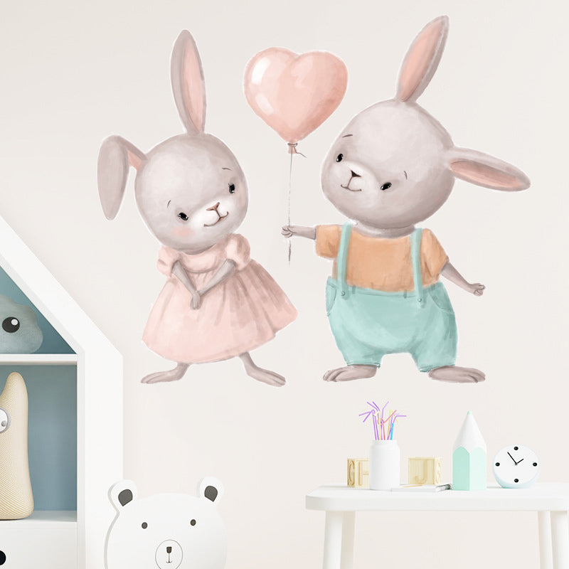 chambre-bebe-stickers-lapin-amis