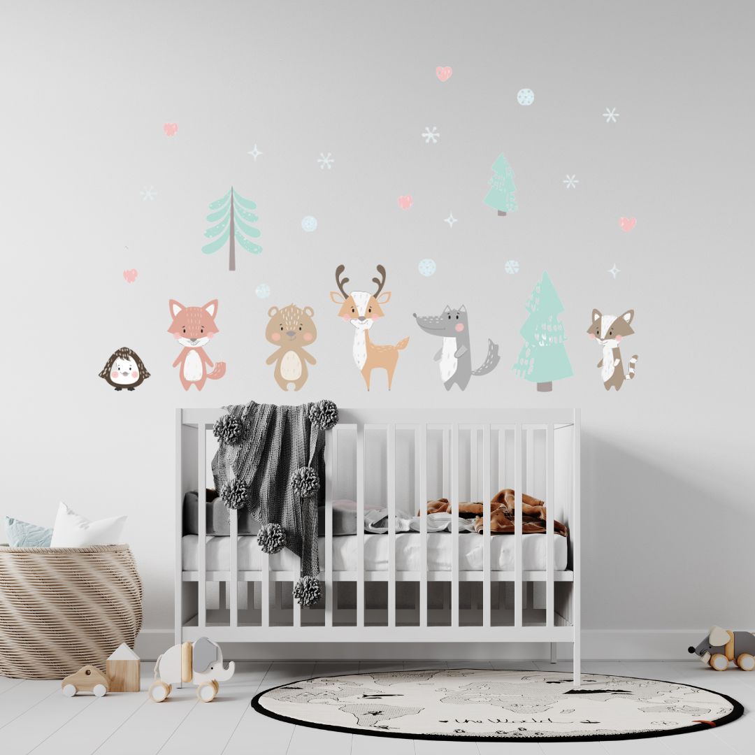 chambre-bebe-stickers-chevreuil