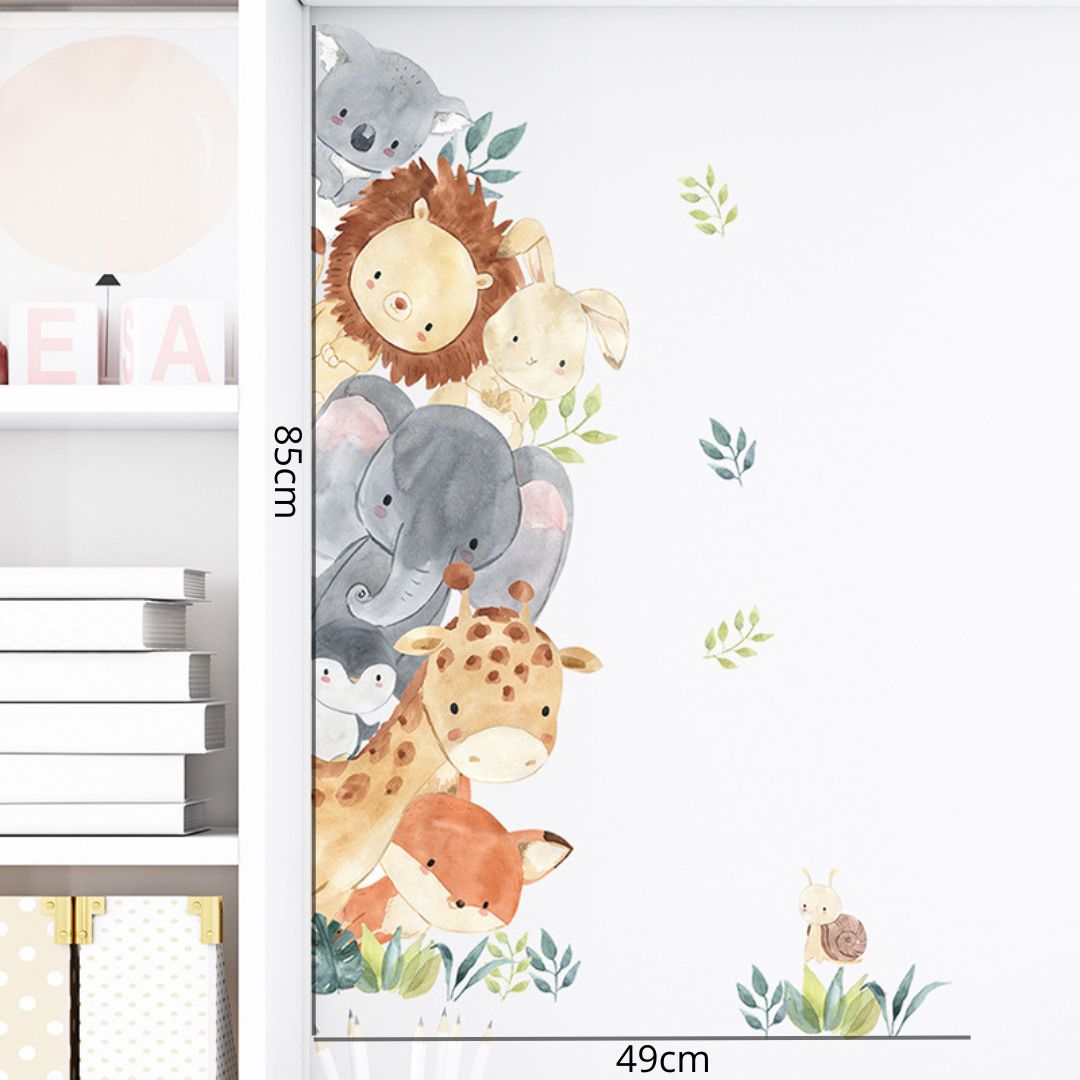 chambre-bebe-stickers-animaux