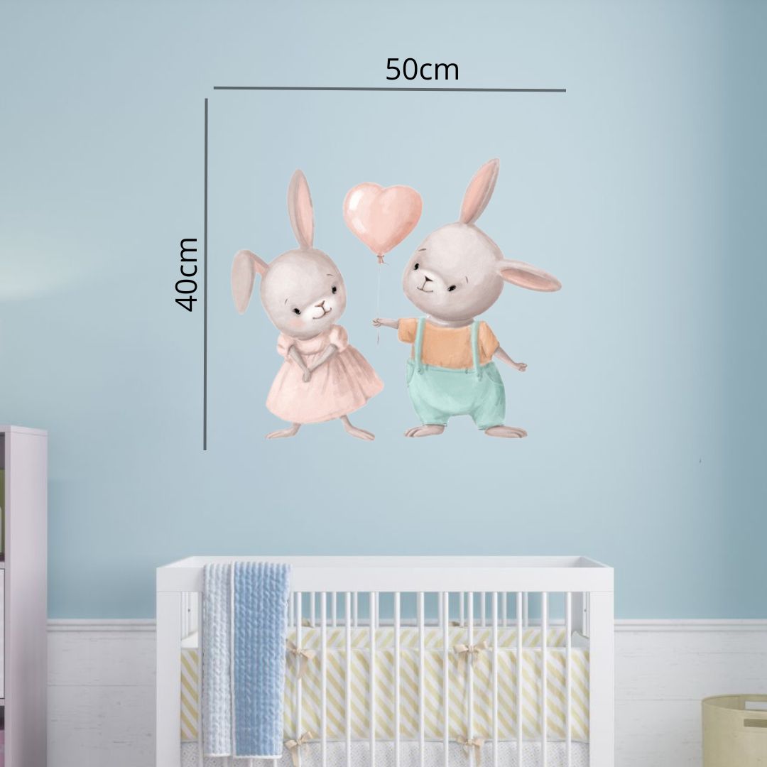 chambre-bebe-stickers-lapin-dimension