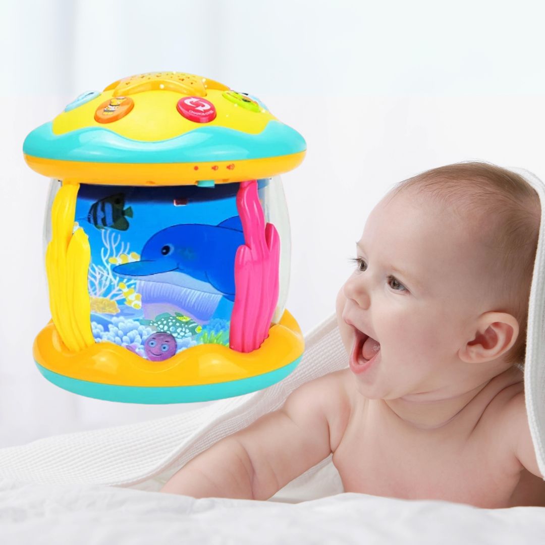 Veilleuse bébé projection plafond | DreamOcean™