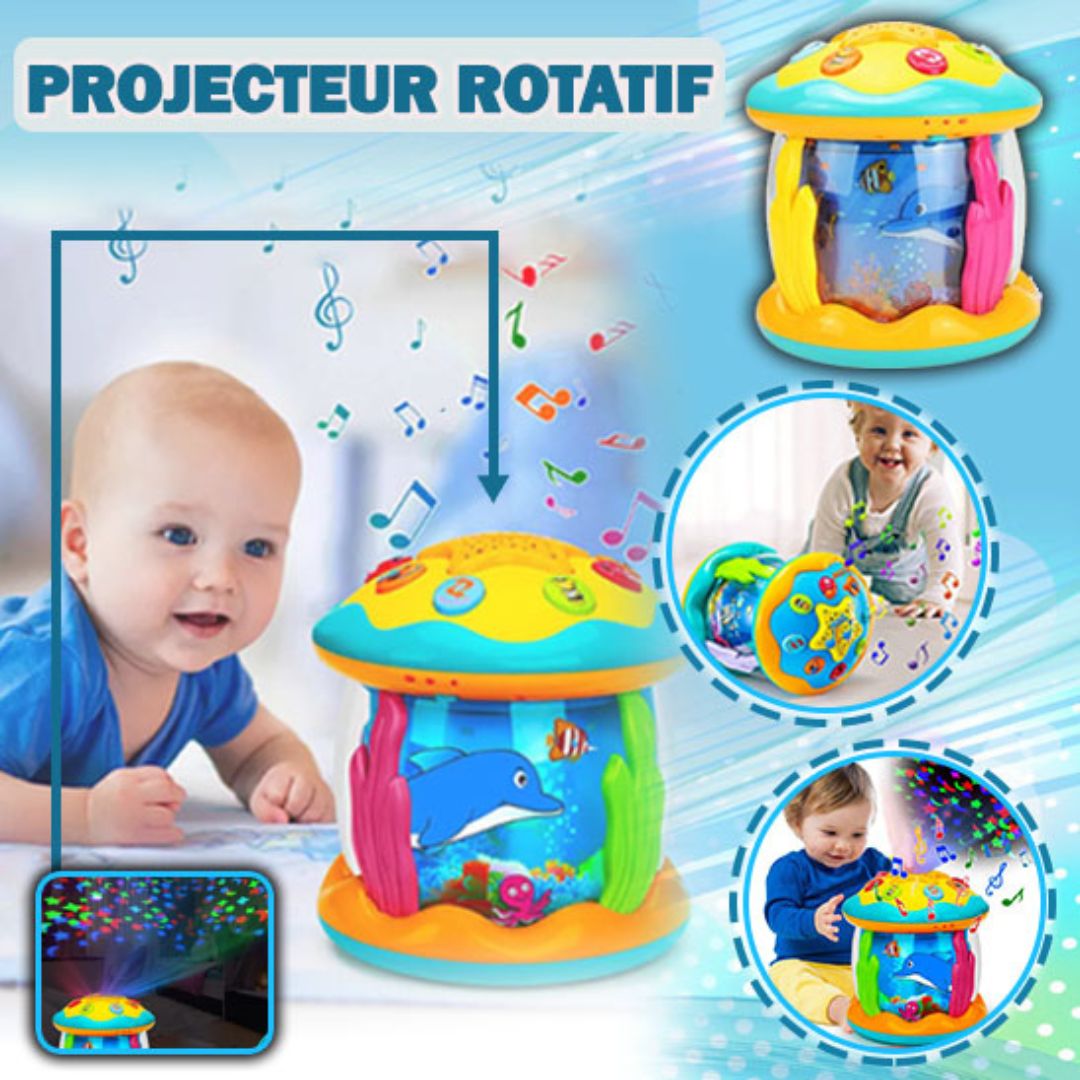 veilleuse-bébé-projection-plafond-rotatif